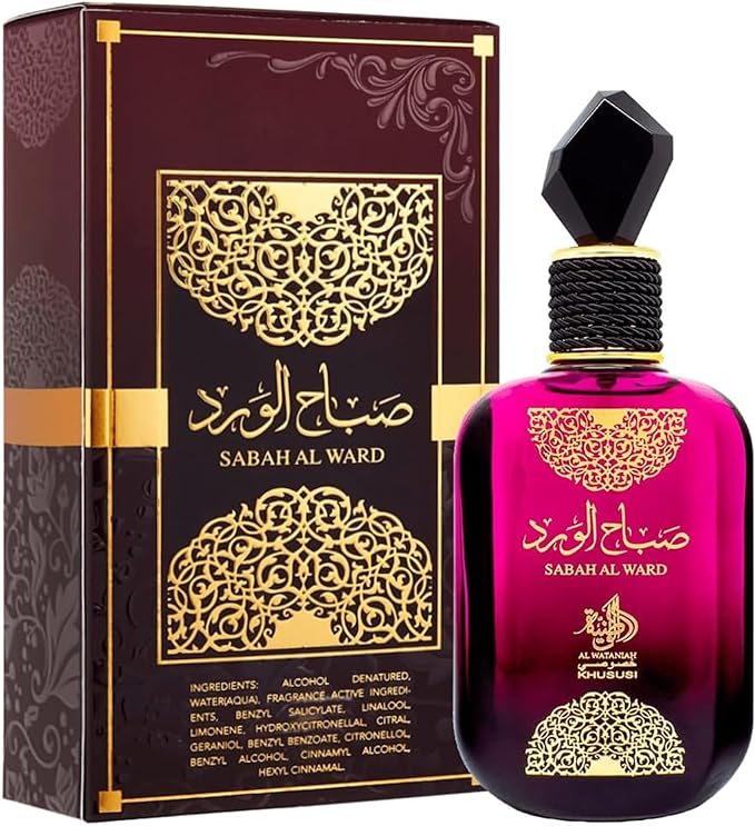 Sabah Al Ward Al Wataniah Eau De Parfum - 100ml - Perfume Oriental Floral Feminino