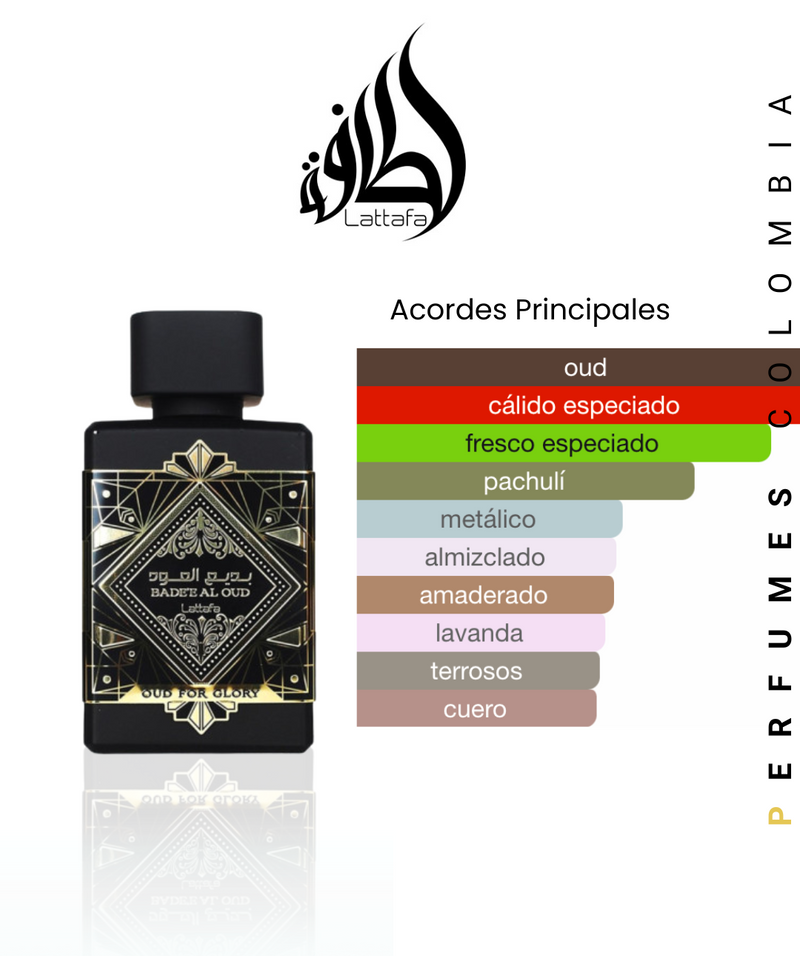 Perfume Árabe Oud For Glory Lattafa Masculino 100ml Eau de Parfum