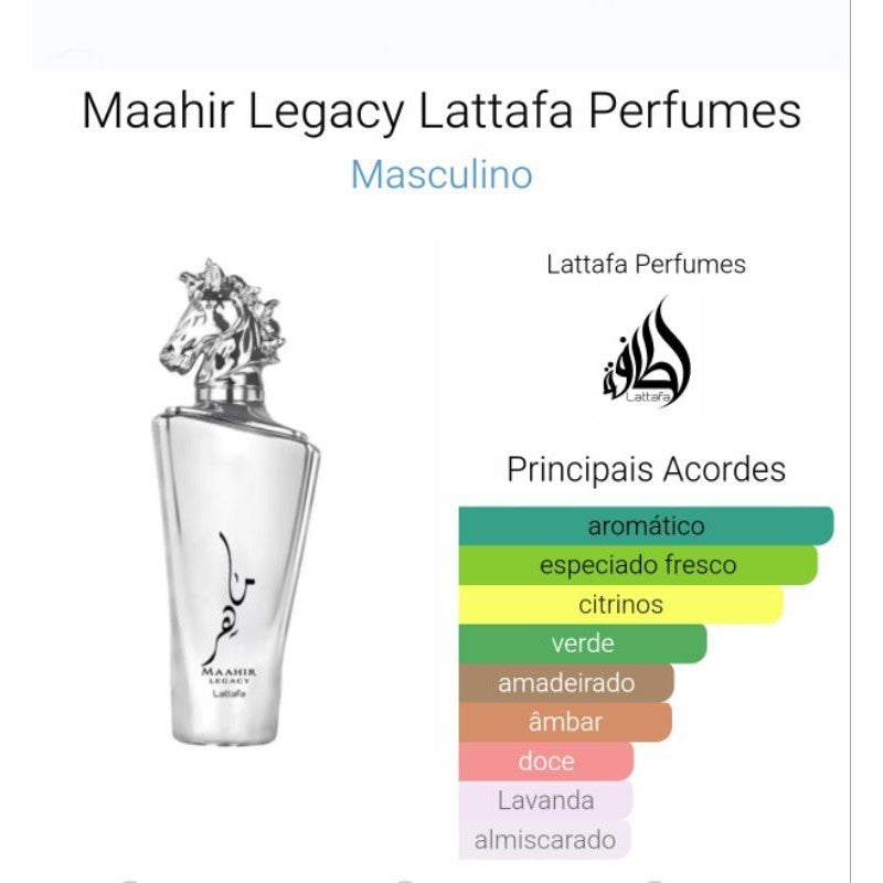 Lattafa Maahir Legacy Eau De Parfum 100