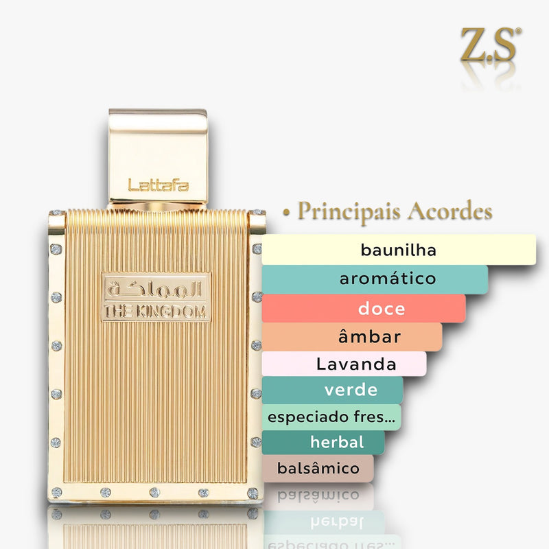 Lattafa The Kingdom Eau de Parfum Masculino 100ml