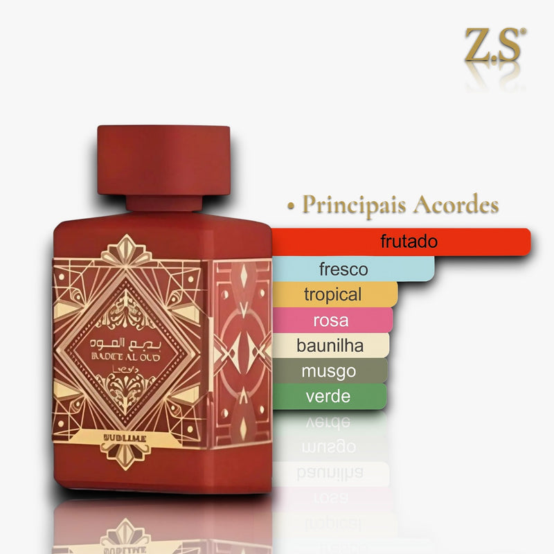 Perfume Unissex Bade'e Al Oud Sublime Lattafa Perfumes EDP 100ML