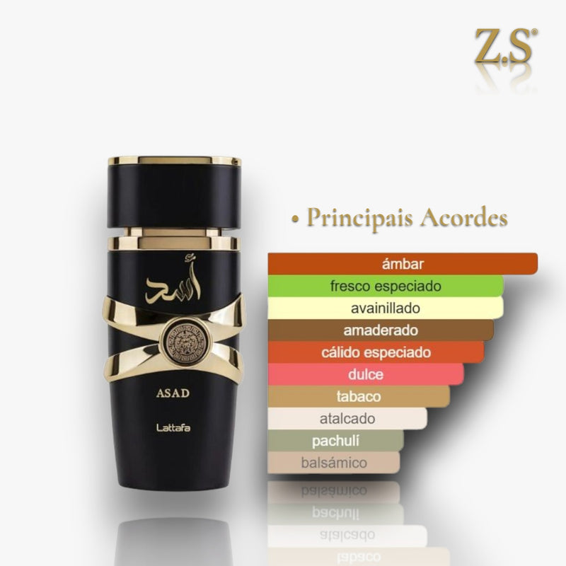 Perfume Masculino Asad de Lattafa Perfumes Eau de Parfum 100ml
