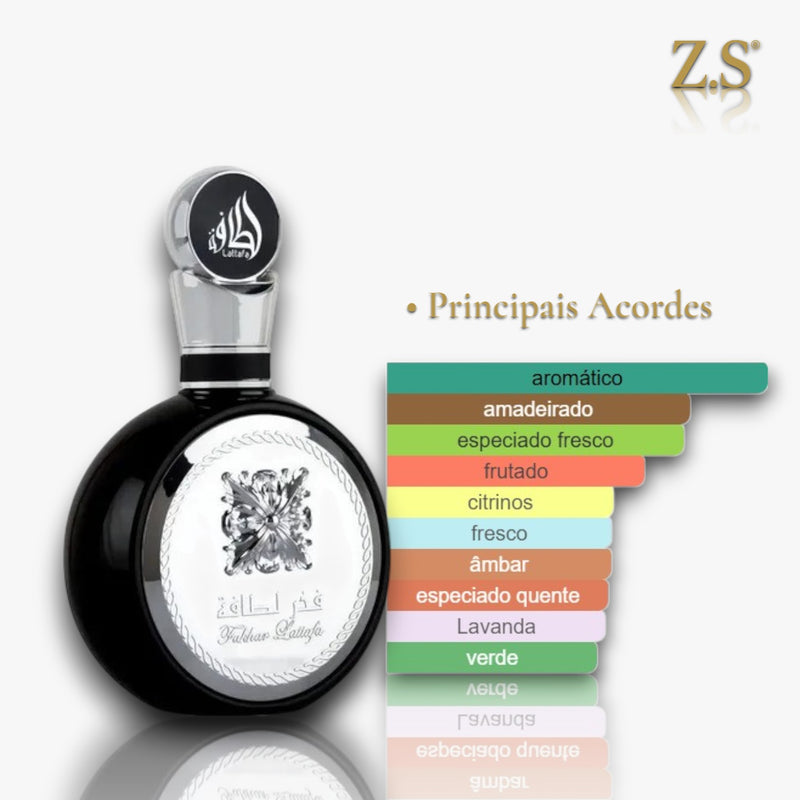 Fakhar Black Pride Eau de Parfum 100ml - Árabe Masculino