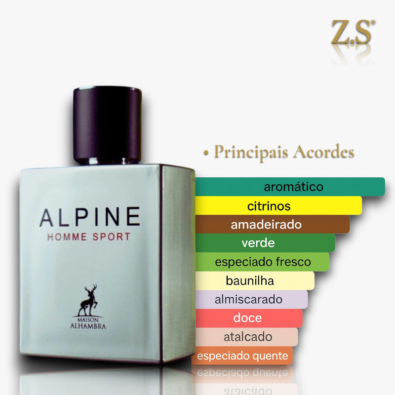 Alpine Homme Sport Eau de Parfum Maison Alhambra Masculino – 100ml